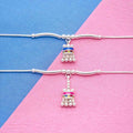Minimal Dhol Charm Anklet