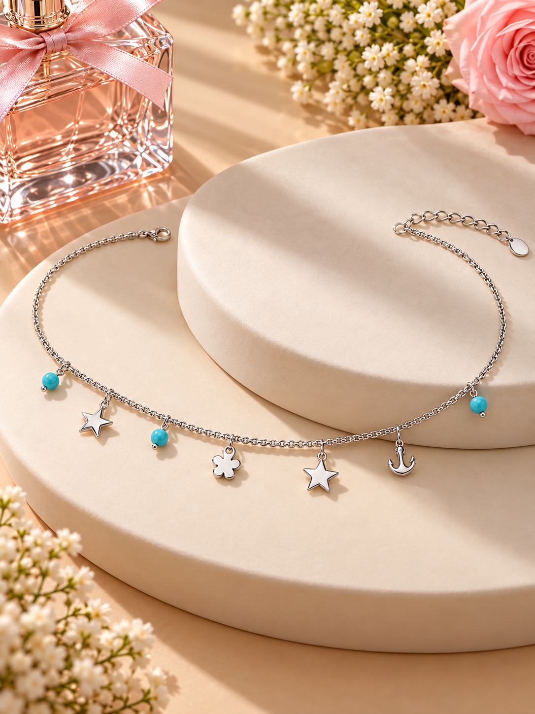 Bead Star Anklet