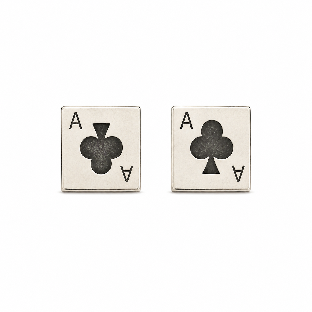 Ace of Clubs Playing Card Cufflinks