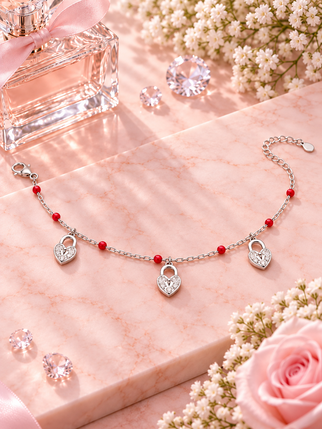 Heart Lock Anklet
