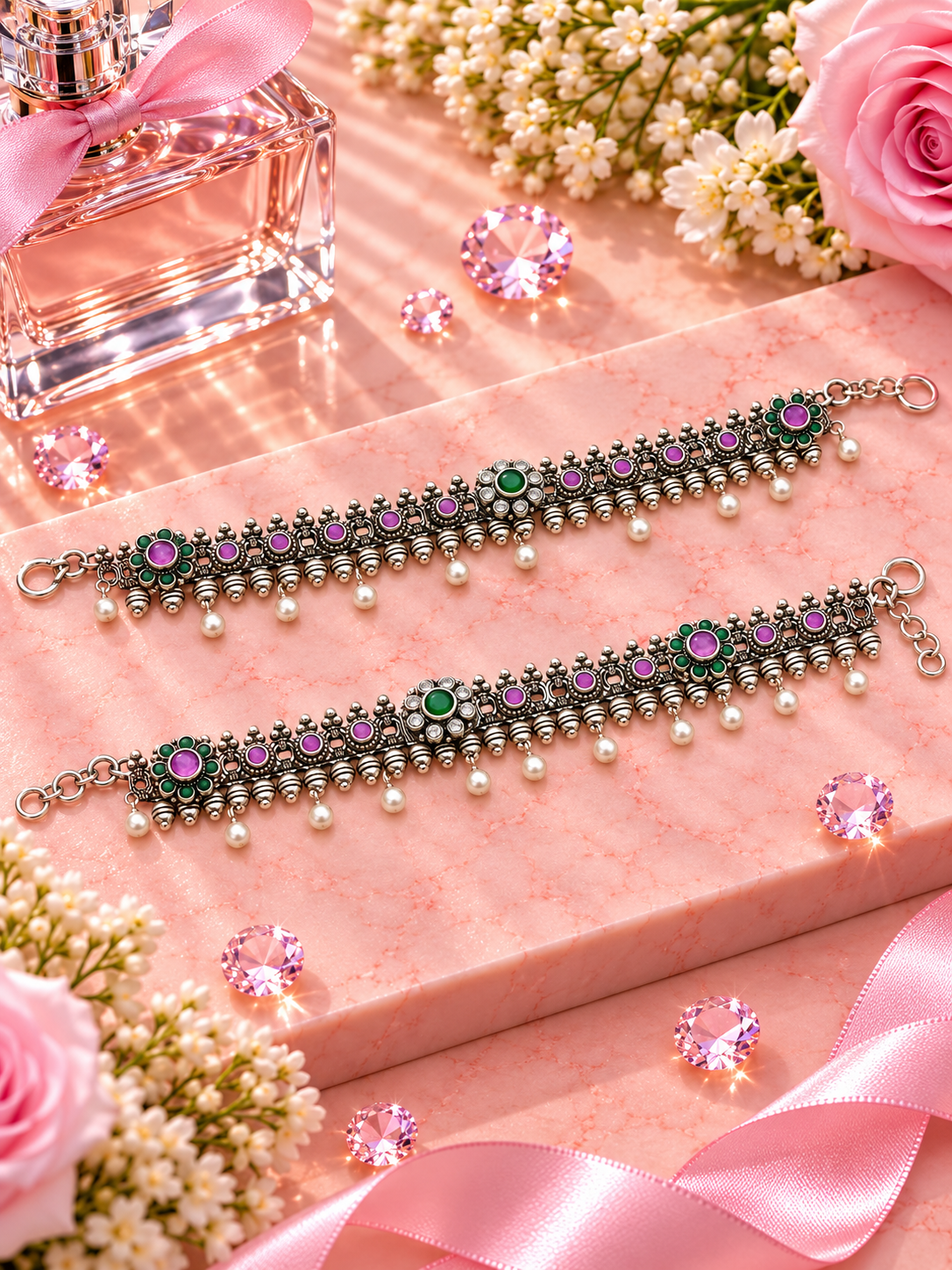 Luxmi Oxidised Anklet
