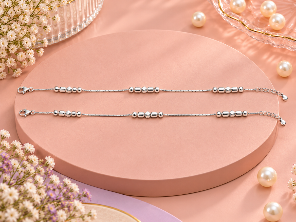 Textured Multi Anklet
