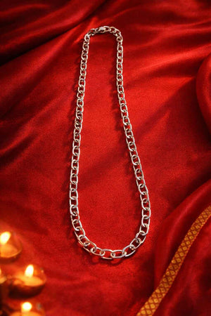 Elongated Paperclip Link Chain