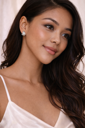 Textured Hollow Hoops - Miora