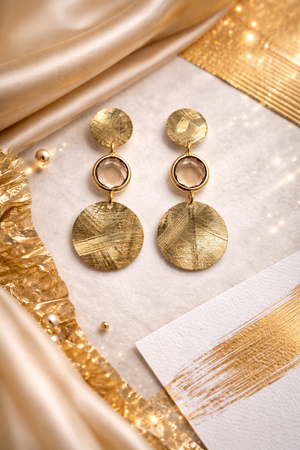 Connecting Circle Earrings - Miora