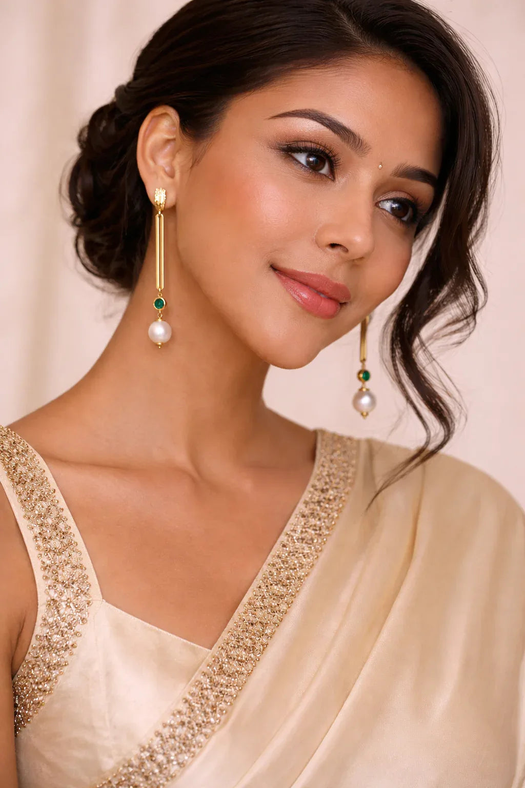 Pearl Hanging Earring - Miora