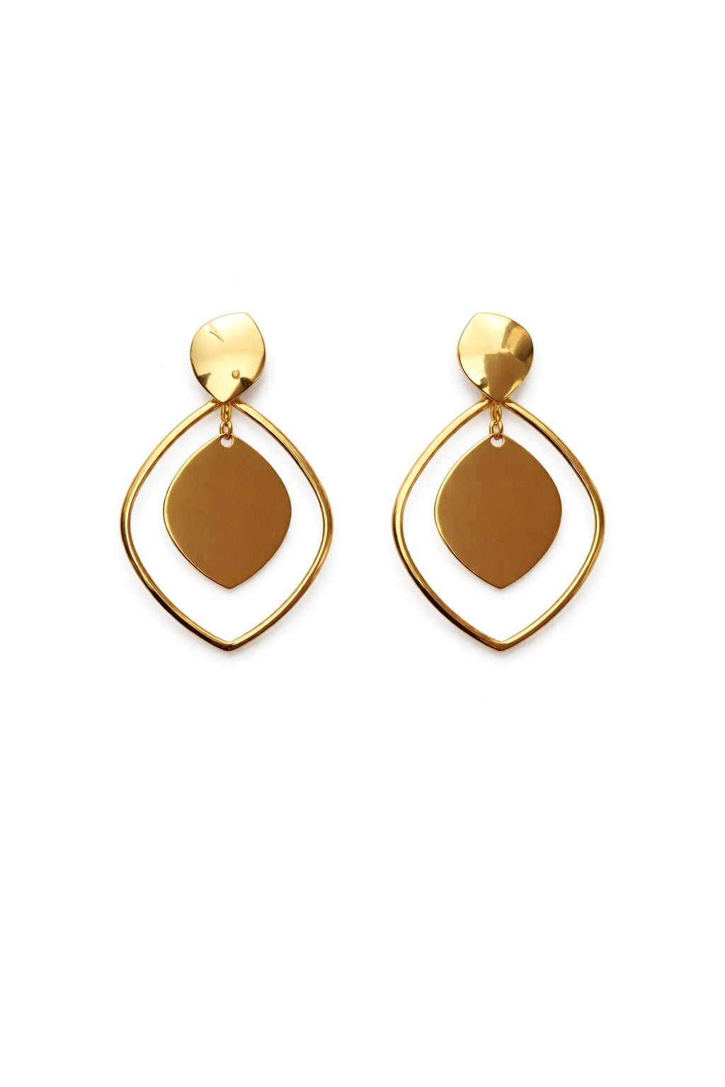 Empty Teardrop Earrings - Miora
