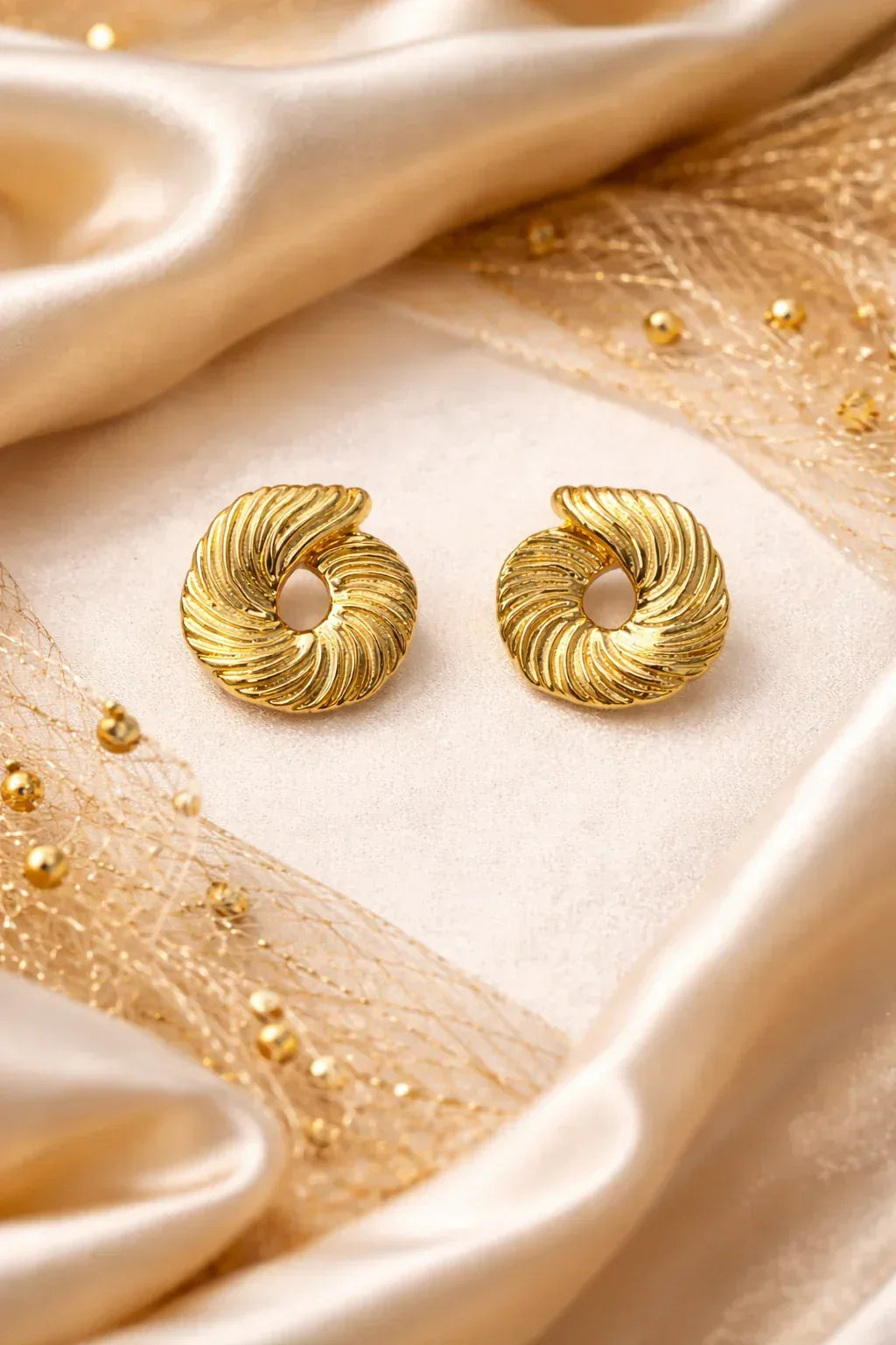 Rope Texture Earrings - Miora