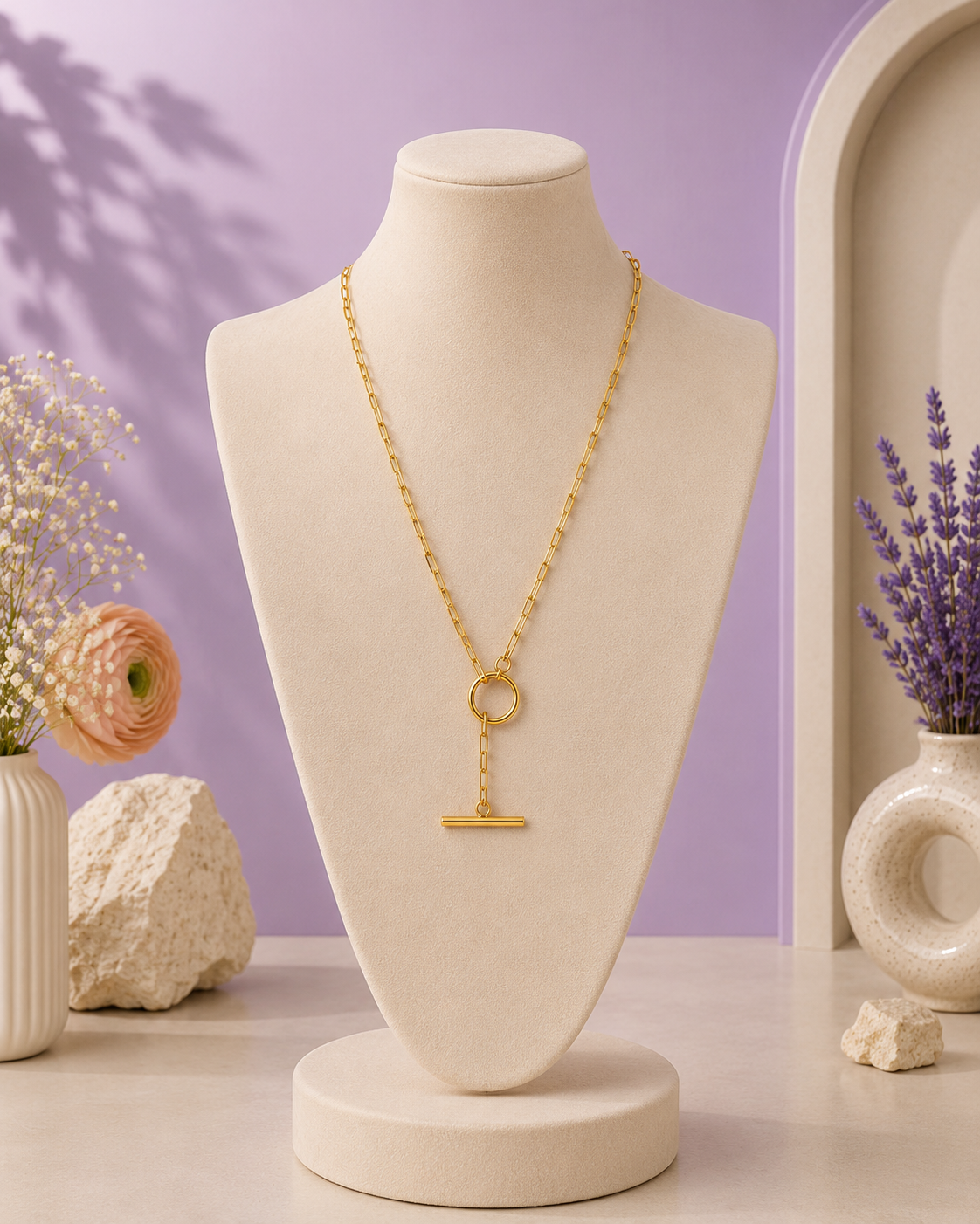 OT Buckle Chain Necklace