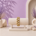 Handcrafted Polki Openable Bangles