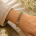 Navratna Floral Bracelet