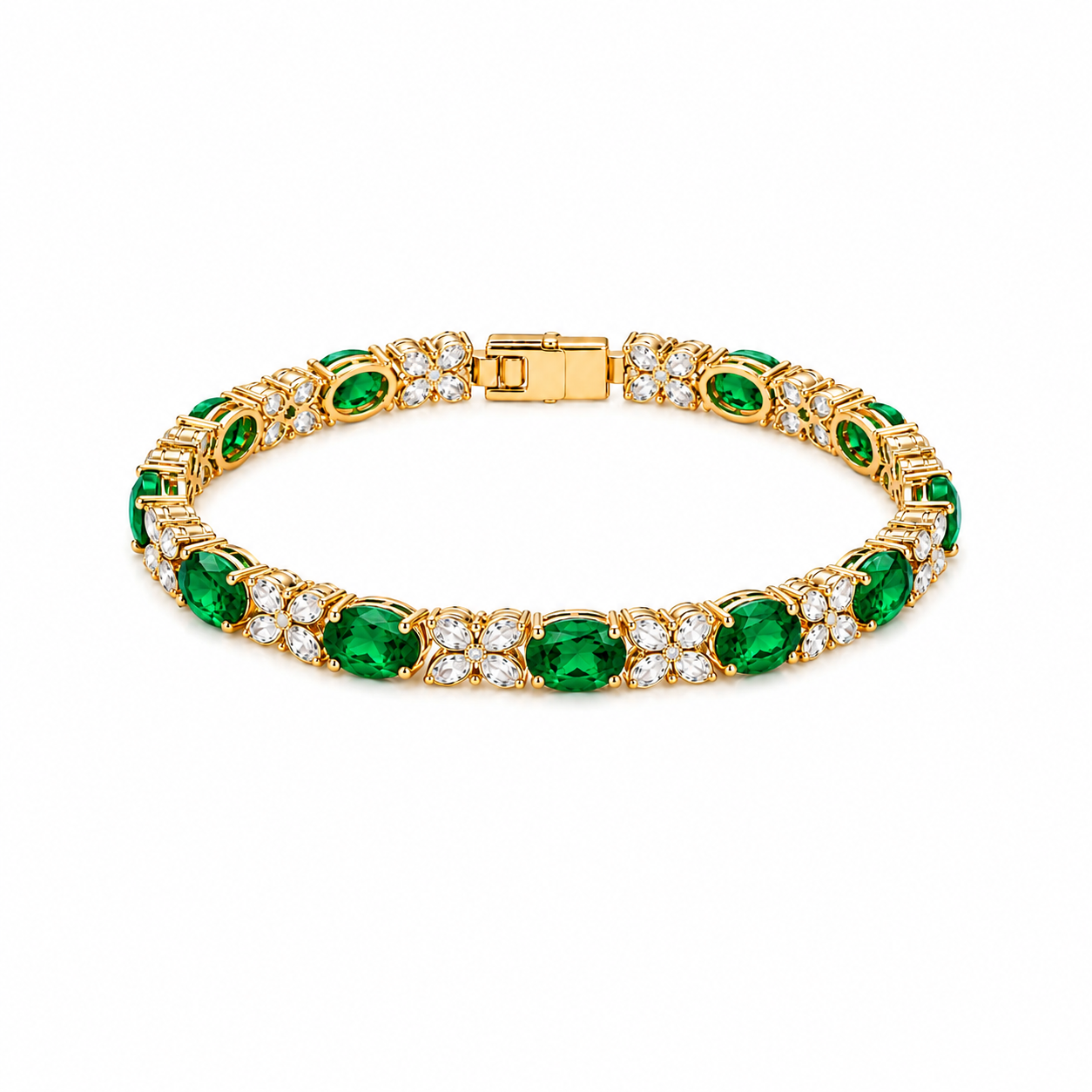 Emerald Tennis Bracelet