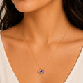 Pink Evil Eye Necklace