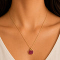 Vermeil Apple Necklace