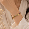 Amethyst, Multigenstone Bracelet