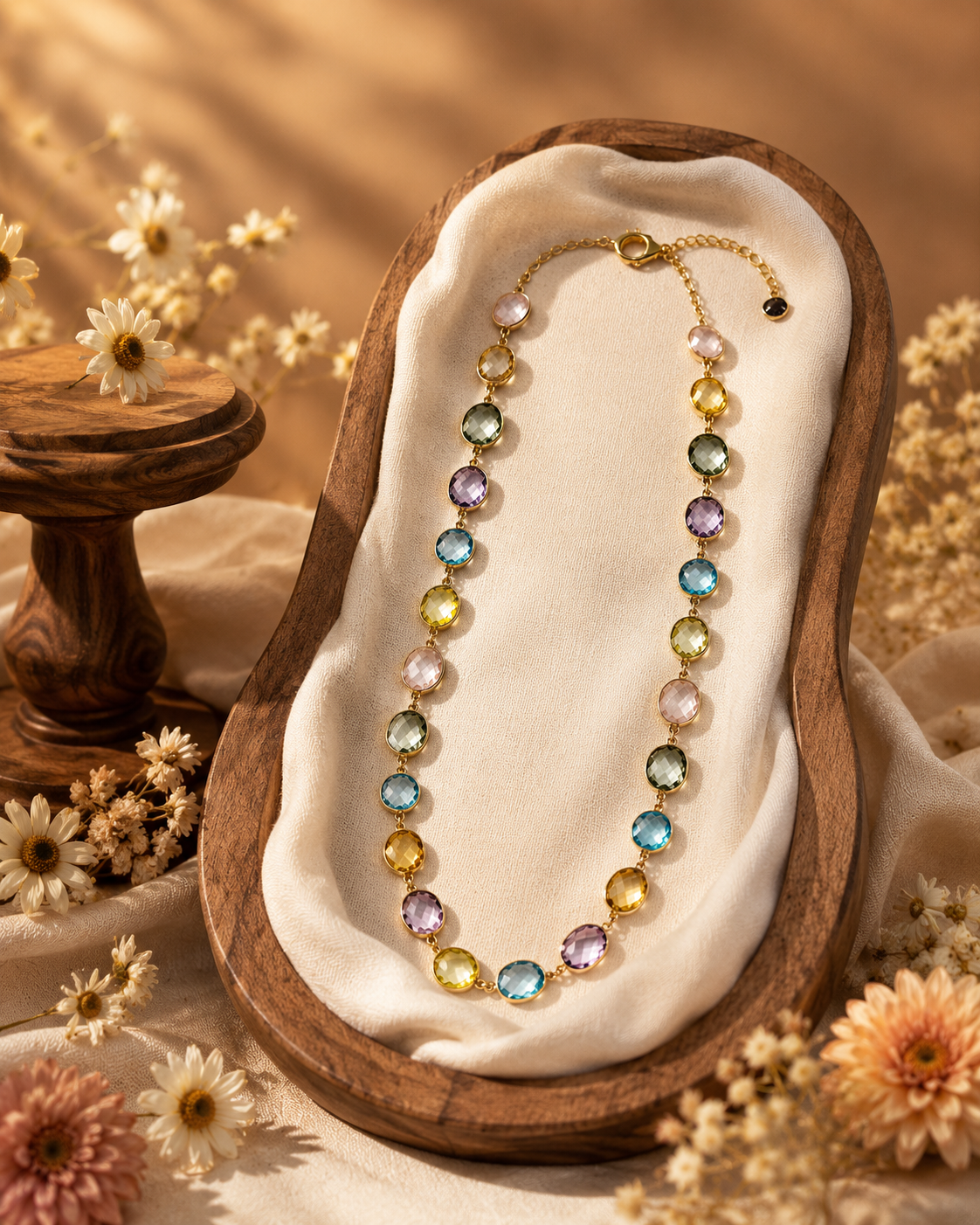 Amethyst, Symphony Gemstone Necklace