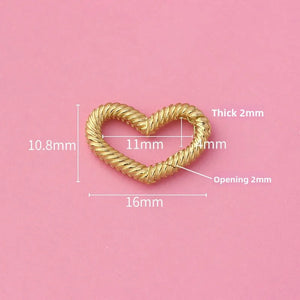Heart Striped Connector