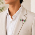 Enamel Dragonfly Brooch
