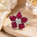 Pink Flower Ring