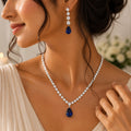 Sapphire Tennis Necklace
