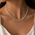 Solitaire Tennis Necklace