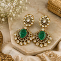 Emerald Royal Polki Earrings