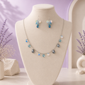 Blue Swaroski Set
