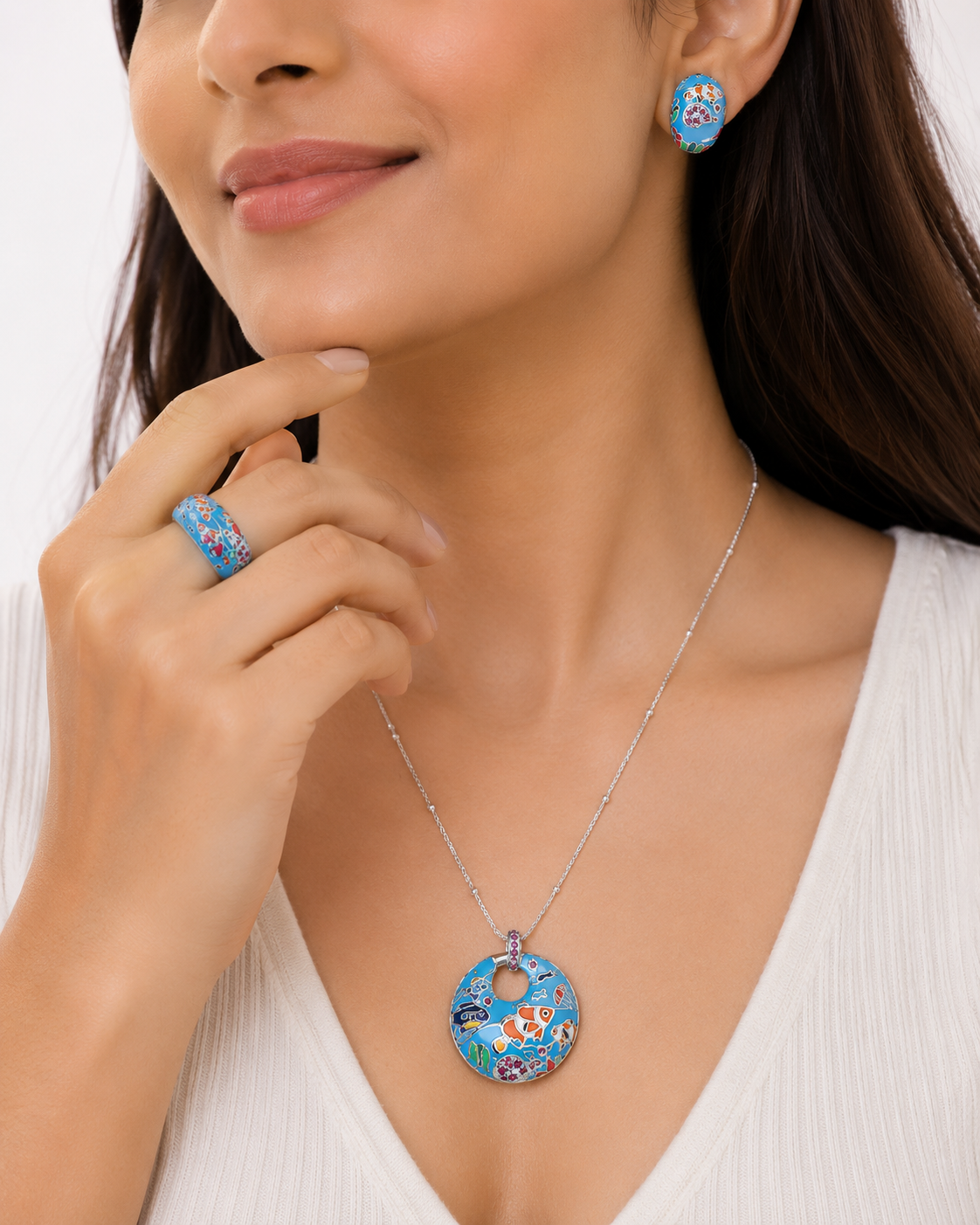 Neon Bloom Enamel Set