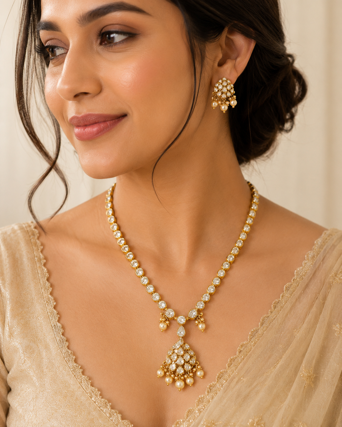 Aaina Royale Polki Set