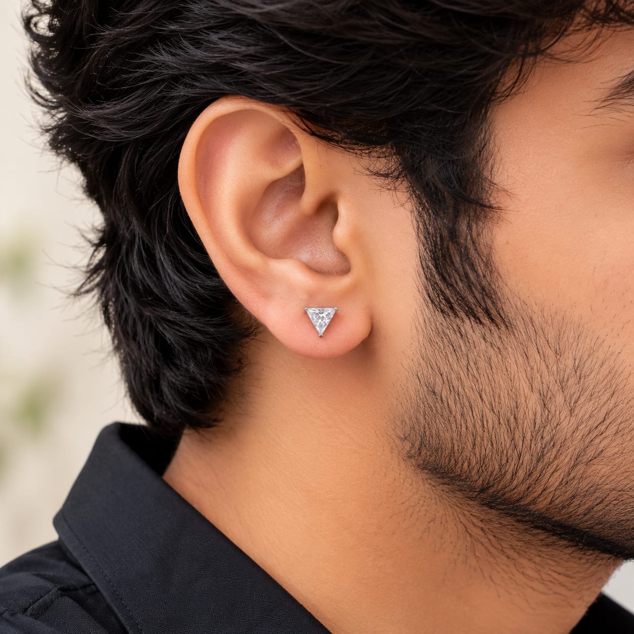 Veyron Moissanite Stud