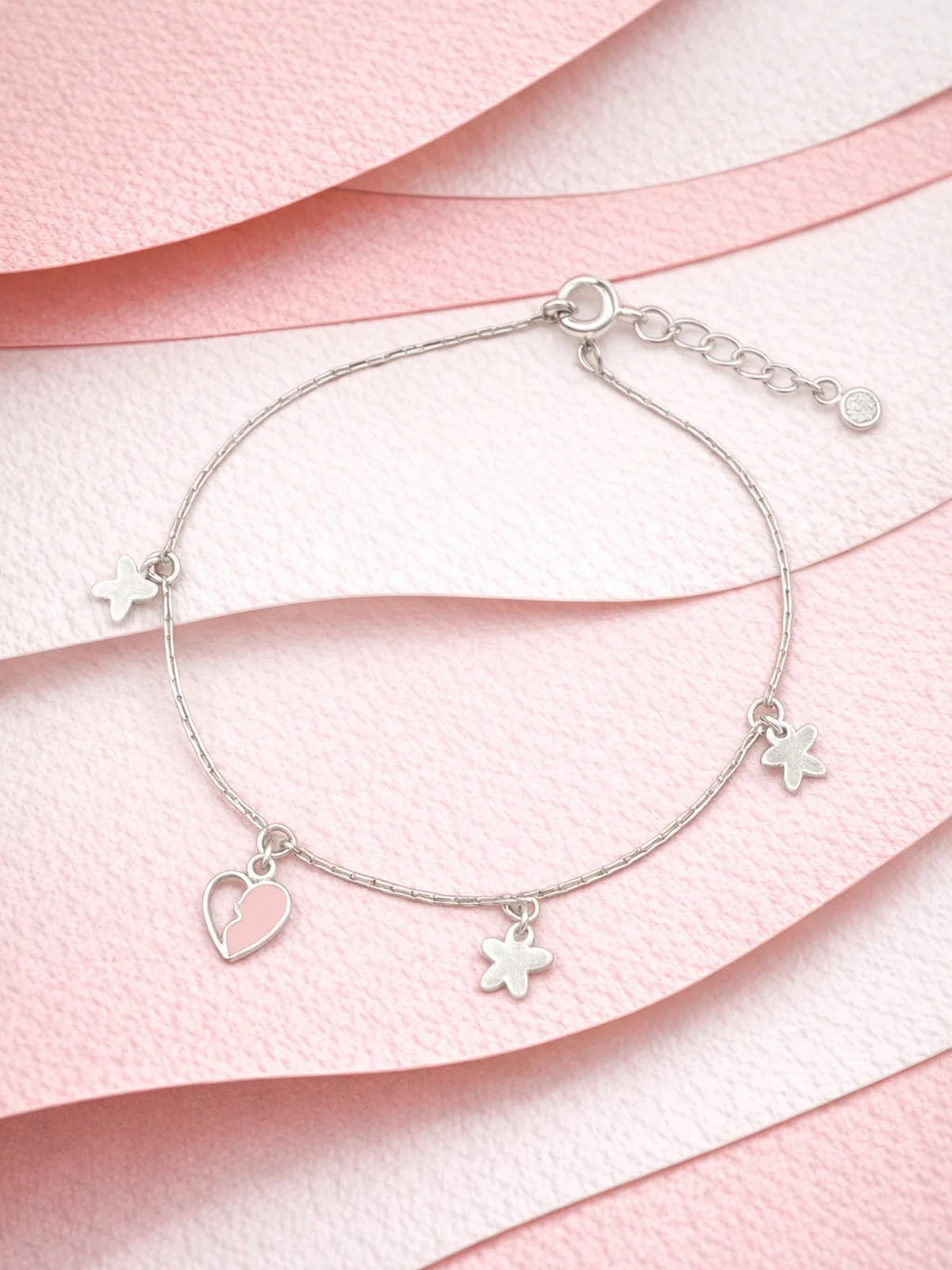 Heart Star Anklet