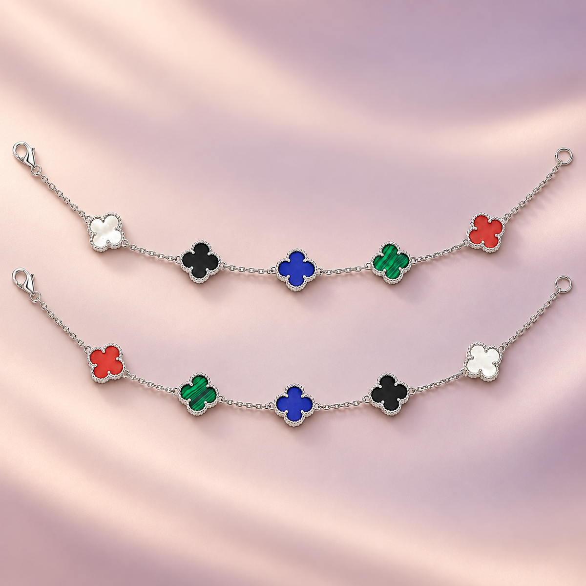 Clover Charm Anklet