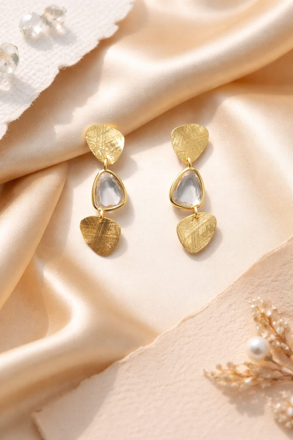 Triangle Drop Earrings - Miora