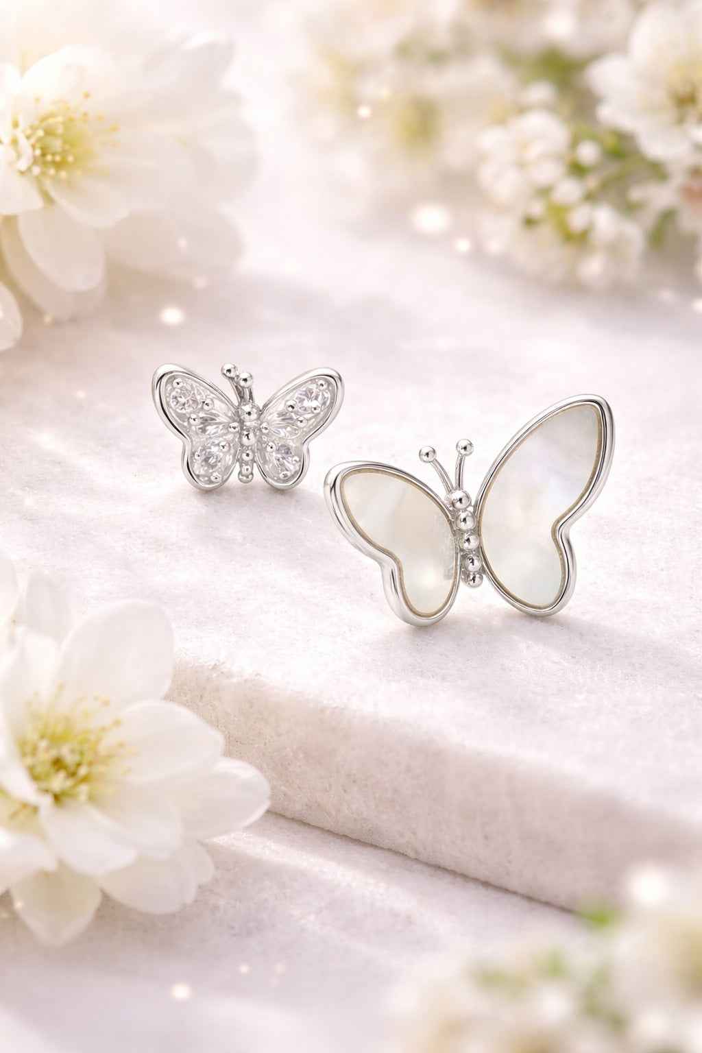 Double Butterfly Earrings
