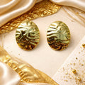 Textured Disc Earrings - Miora