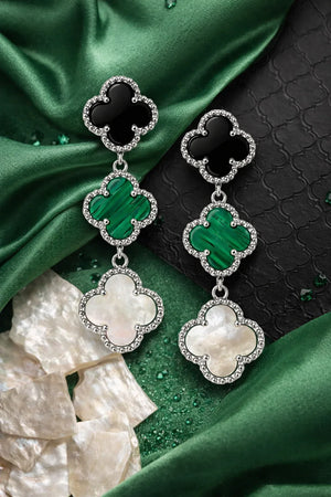 Lucky Clover Dangler Earrings - Miora