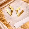 Geometric V Earrings - Miora