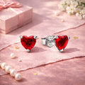 Ruby Stud Earrings - Miora