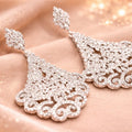Crystal Chandelier Earrings - Miora