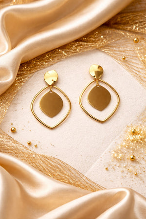 Empty Teardrop Earrings - Miora
