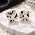 Square Modern Abstract Earrings - Miora