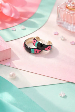 Teenagers Enamel Hoops - Miora