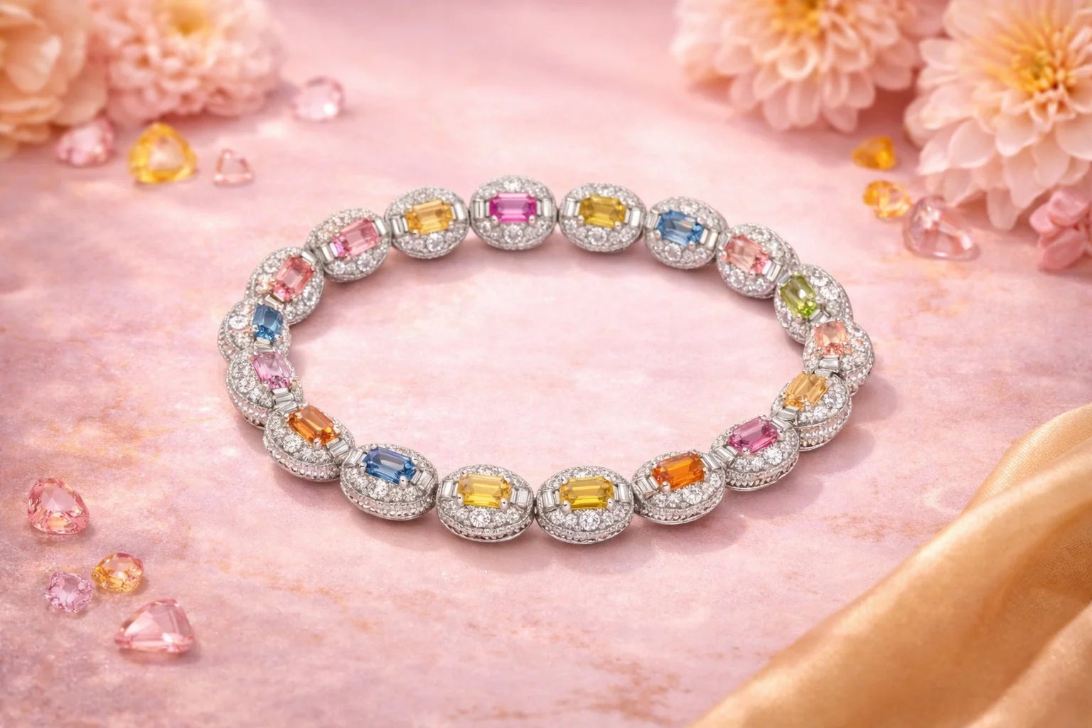 Ethnic mutlicolour bracelet