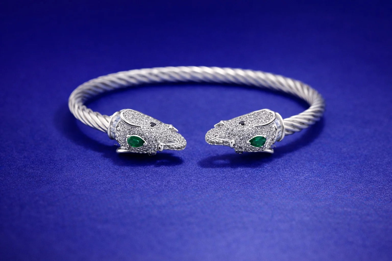 Royale Elephant Cuff Bracelet