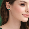 Green Butterfly Earrings - Miora