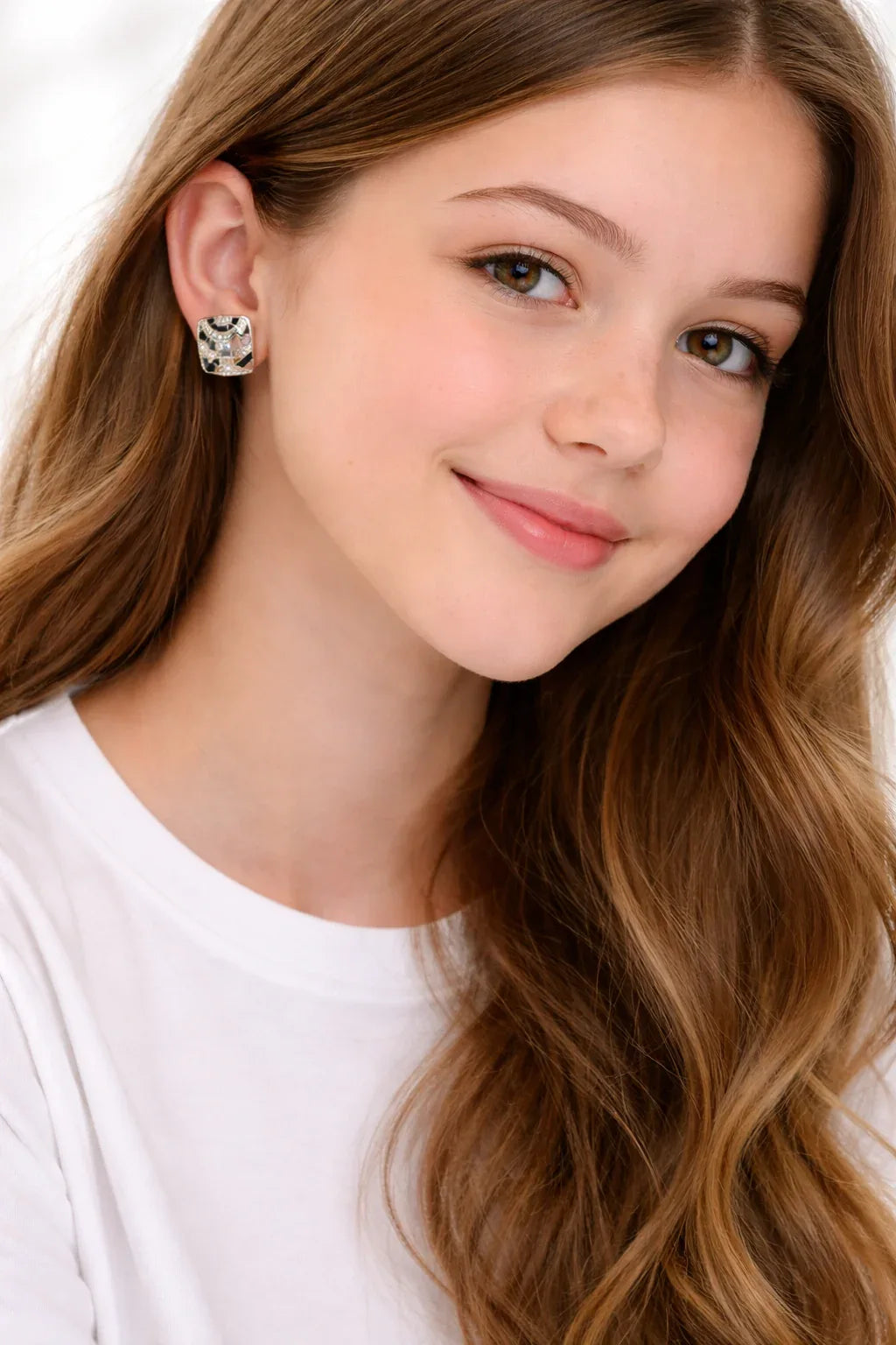 Square Modern Abstract Earrings - Miora
