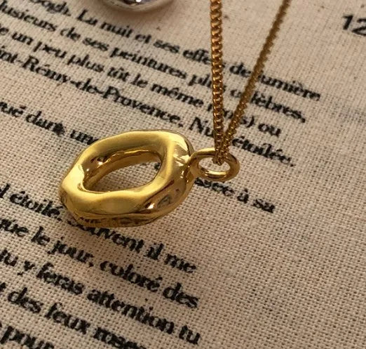 Abstract Organic Pendant Necklace