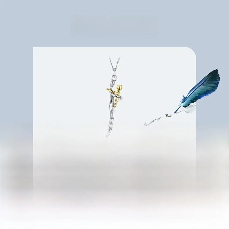 Mother & Child Embrace Necklace