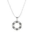 Circular Screw Motif Pendant