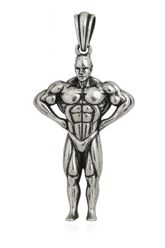 Bodybuilder Pendant | Fitness-Inspired Design | Symbol of Strength & Discipline
